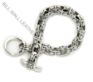 Immortal Cross Link Bracelet w/Bent Cross T-Bar. Ltd. 65